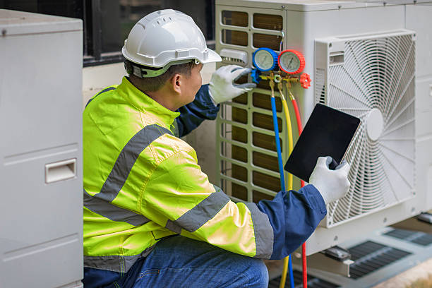 Professional Ac Installation technician working in Dormansville, NY